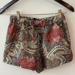 Zara Basic paisley print shorts Size Small (US S / EUR S / MEX 26